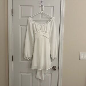 Altar'd State White Long Sleeve Dress